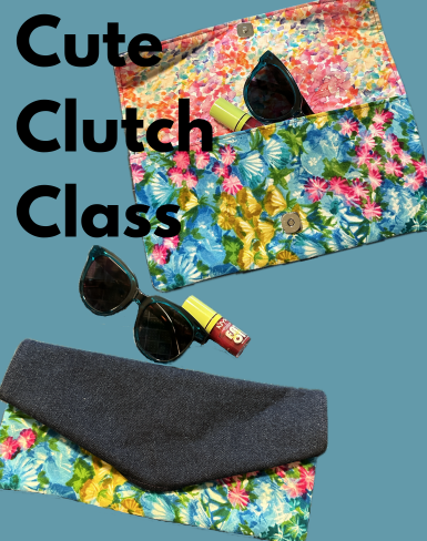 Beginning Sewing Class: Cute & Easy Denim Clutch