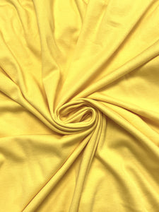 2 1/4 YD Cotton Stretch Knit - Yellow