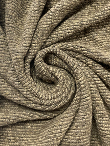 1 1/2 YD Cotton/Polyester Brushed Knit - Beige and Tan