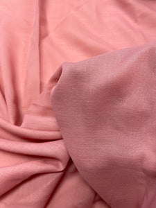 4 3/4 YD Polyester Crepe - Coral Pink