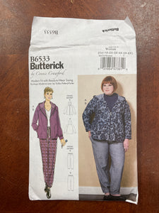 2017 Butterick 6533 Pattern - Pants and Hoodie