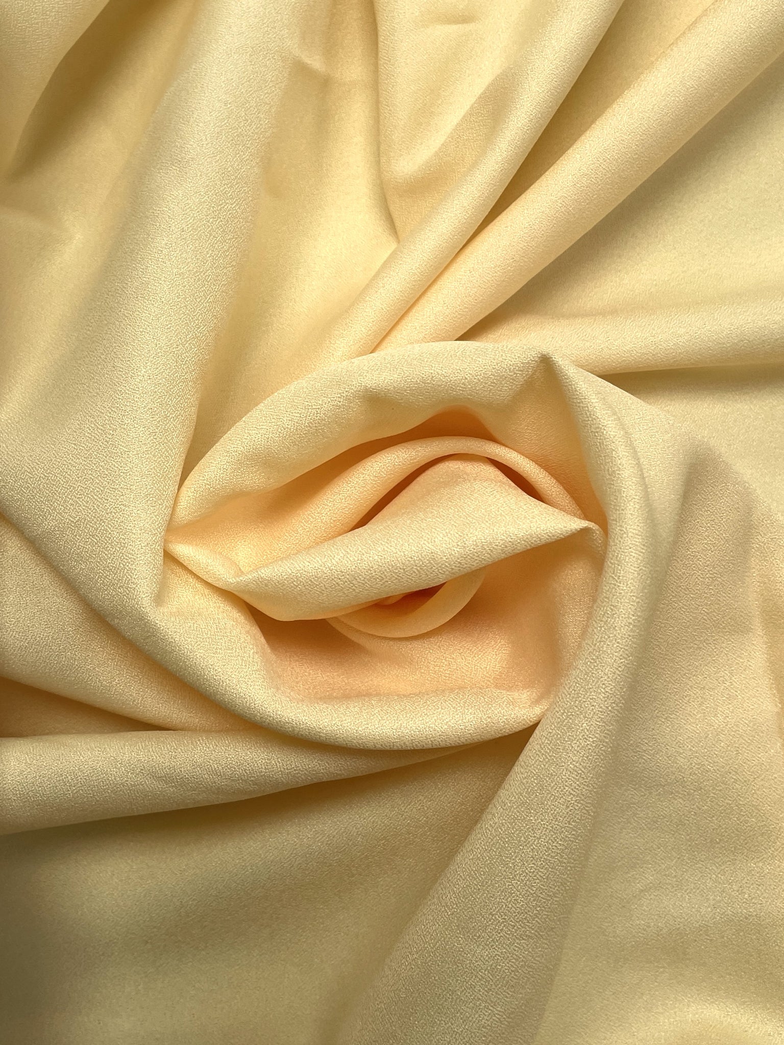 1 1/4 YD Polyester Crepe - Yellow