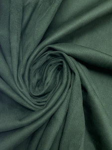 1 YD Polyester Faux Suede - Dark Green