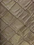 SALE 1 7/8 YD Polyester Pin-Tucked Light-Weight Taffeta - Iridescent Bronze