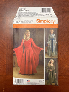 2015 Simplicity 1045 Sewing Pattern - Costume Dress FACTORY FOLDED