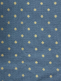 1 7/8 YD Cotton - Blue with Beige Dots