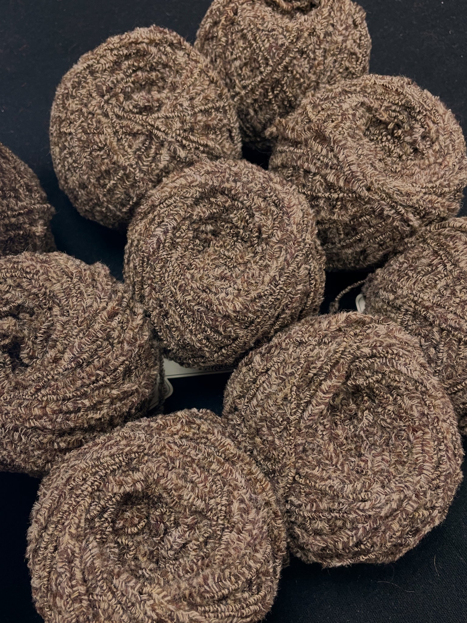 Yarn Wool and Nylon Blend - Brown and Tan