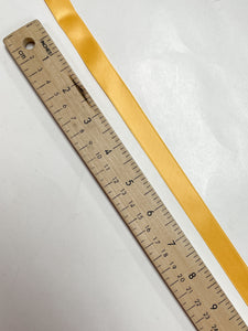 7 1/4 YD Polyester Double Satin Ribbon - Golden Yellow