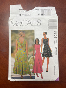 1997 McCall's 8801 Sewing Pattern - Dress FACTORY FOLDED