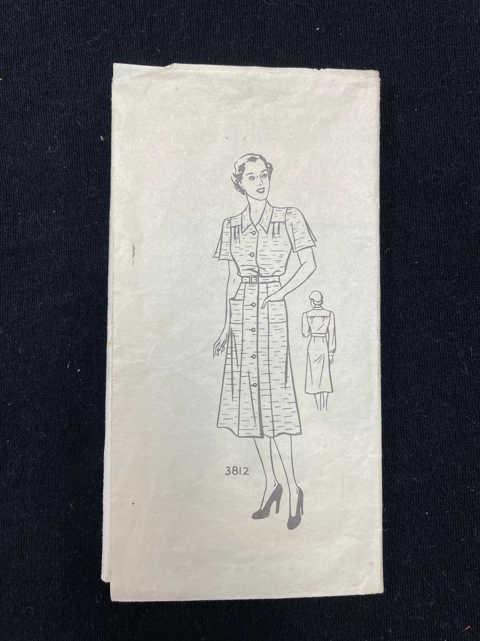 1939 Mail Order 9397 Sewing Pattern - Dress