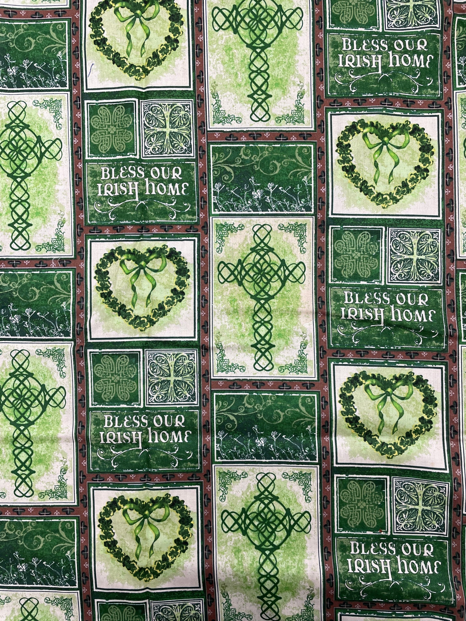 2 YD Quilting Cotton - Irish Print