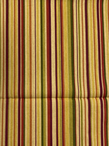 1 YD Cotton Duck Printed Stripes - Warm Tones