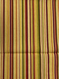 1 YD Cotton Duck Printed Stripes - Warm Tones