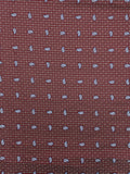 2 3/4 YD Silk - Maroon and Light Gray Plaid with Blue Paisley