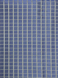 Tie Silk Yarn-Dyed Plaid - Blue and White