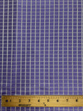 Tie Silk Yarn-Dyed Plaid - Purple and White