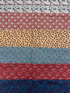 Quilting Cotton Fat Quarter Bundle - Civil War Era Prints