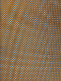 2 1/4 YD Tie Silk - Light Brown with Tiny Blue and Light Gray Diamonds