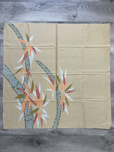 Synthetic Panel with Faux Shibori Print - Beige