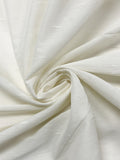 SALE 3 2/3 YD Polyester Slub Weave EXTRA WIDE - Off White