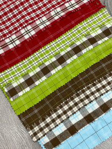 SALE Cotton Flannel Swatchbook - Yarn-Dyed Plaids