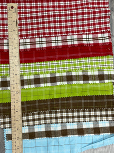 SALE Cotton Flannel Swatchbook - Yarn-Dyed Plaids