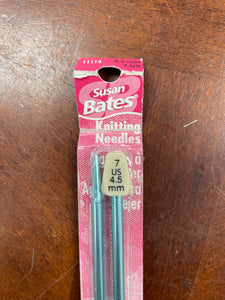 Knitting Needles Aluminum 14" - Size 7 (4.5 mm)