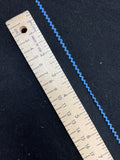 6 1/2 YD Cotton Mini Rick-Rack Trim Vintage - Blue