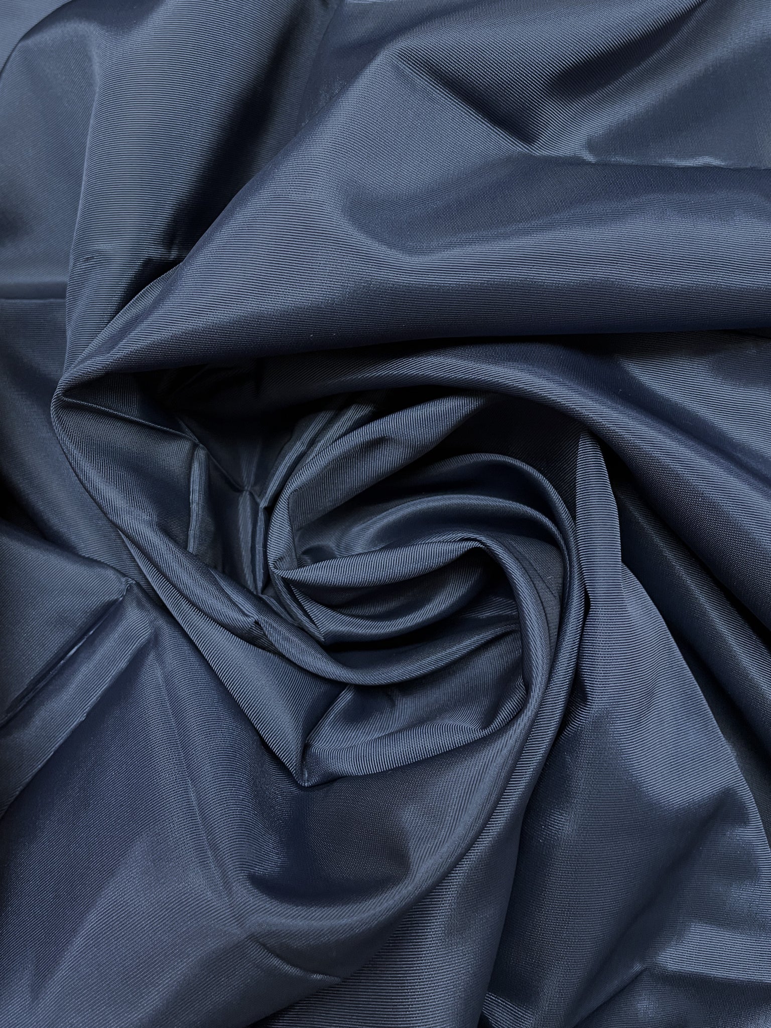 1 1/2 YD Acetate Lining - Navy Blue