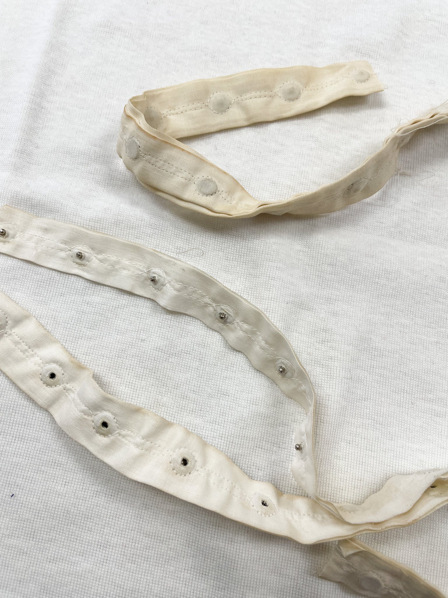 1+ YD Covered Snap Tape Vintage - Aged White