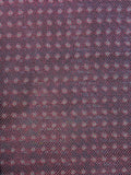 2 7/8 YD Tie Silk Loose Weave - Maroon, Black and Periwinkle