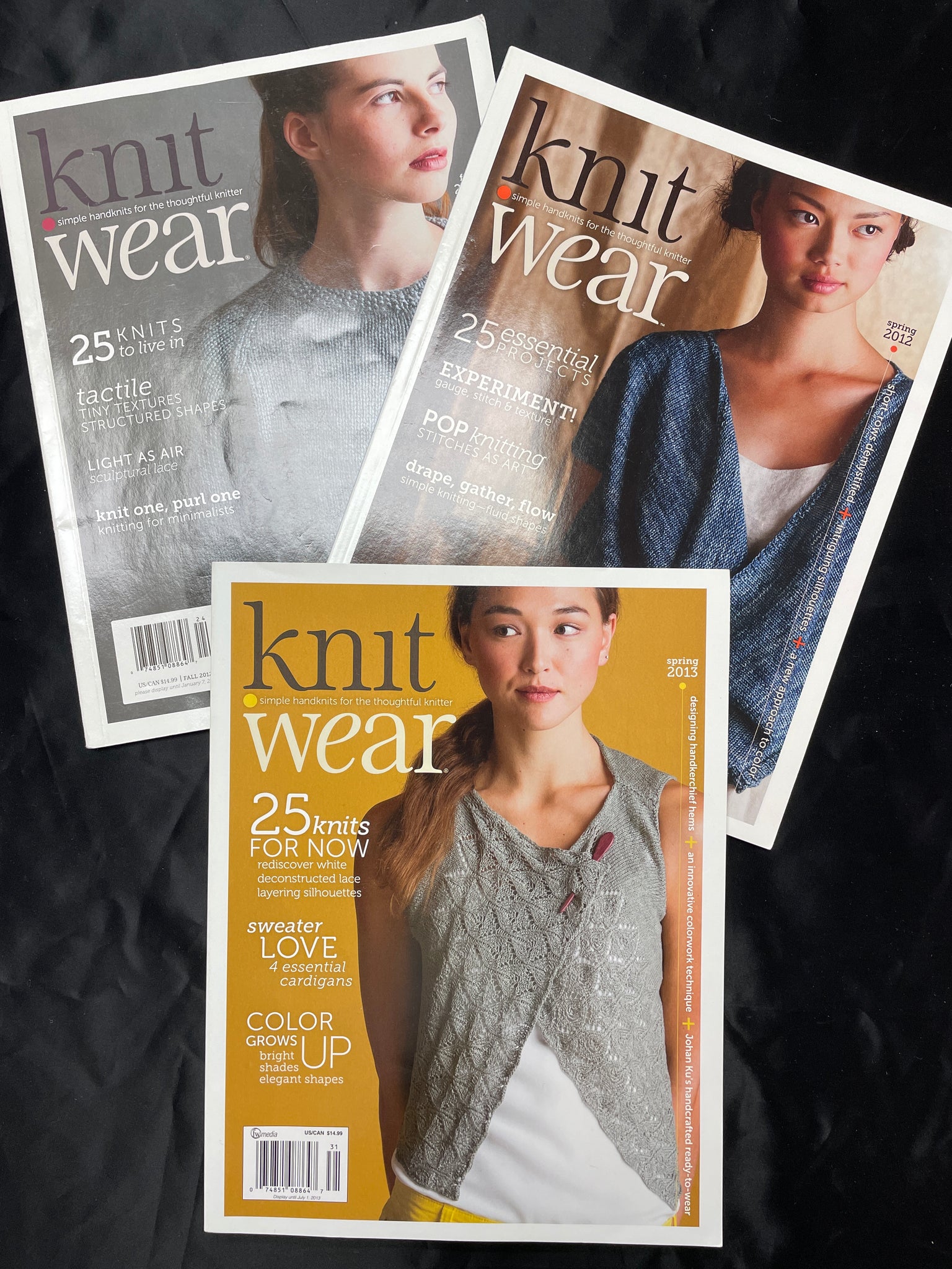 2012 and 2013 Knitting Magazine Bundle - "Knit Wear"