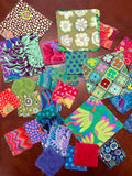 Quilting Cotton Squares Bundle - Bright Colors