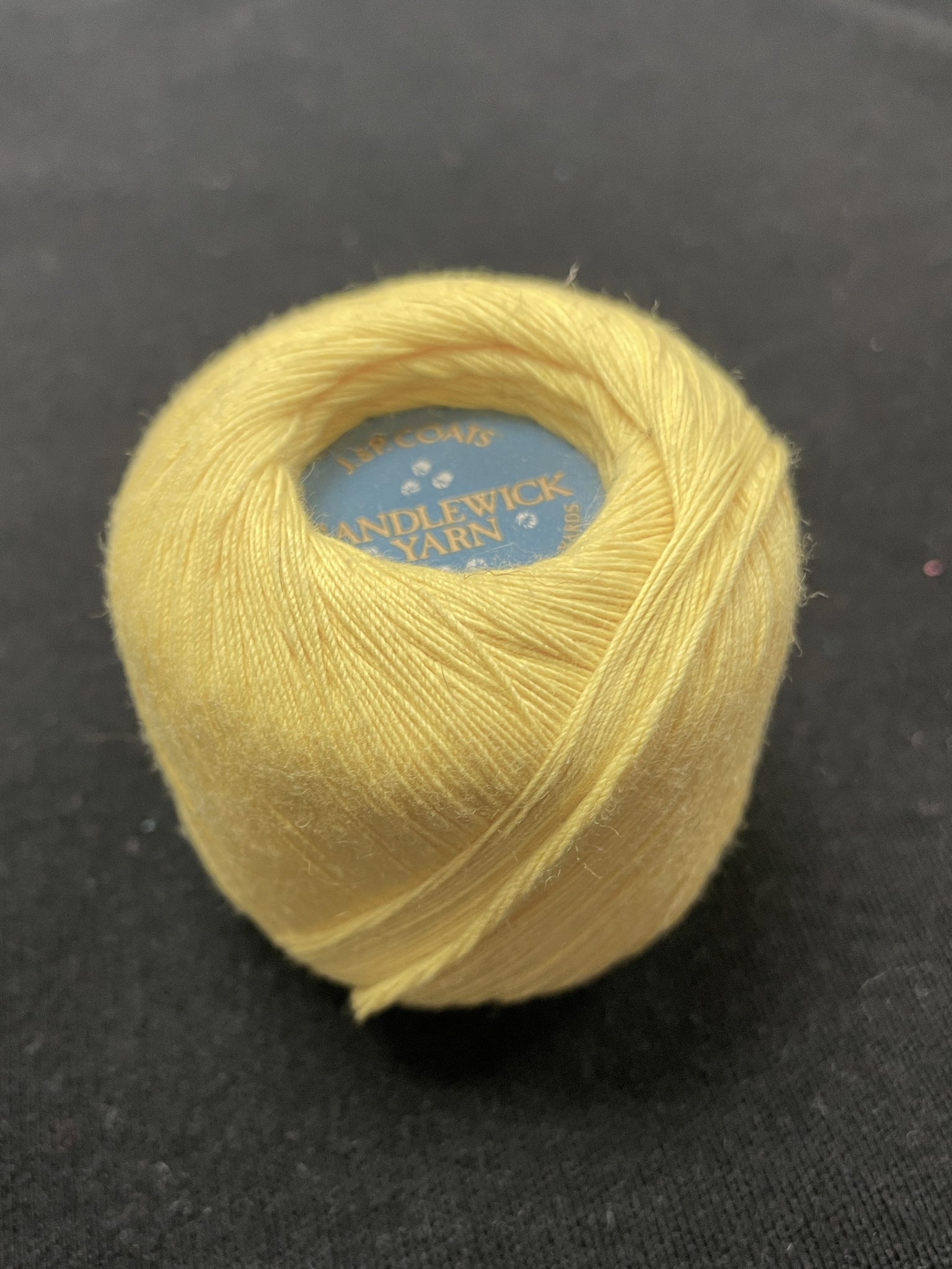 Cotton Candlewick Yarn - Yellow