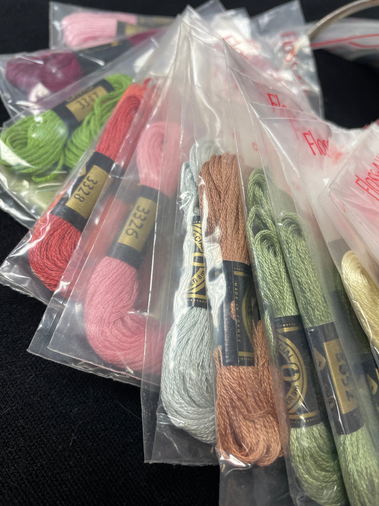 Cotton Embroidery Floss Bundle - Various Colors