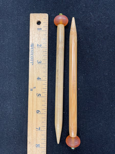 Knitting Needles Size 17/12mm - Wood