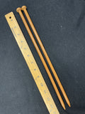 Knitting Needles Size 13 - Wood