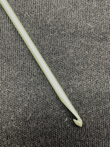 Tunisian Crochet Hook Size 5 - Pale Green Aluminum