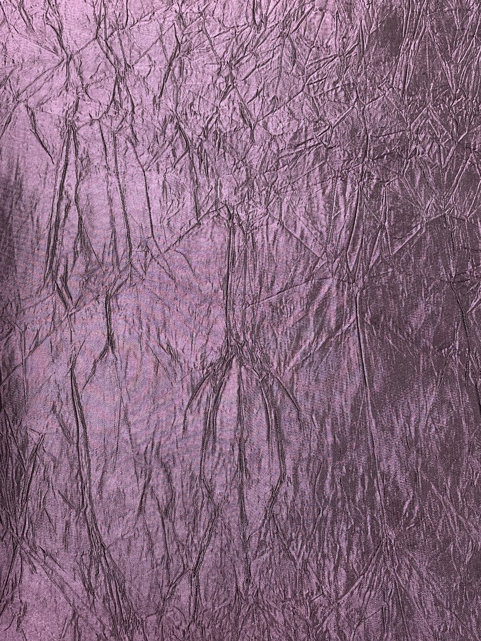 Polyester Iridescent Crinkle Taffeta - Purple