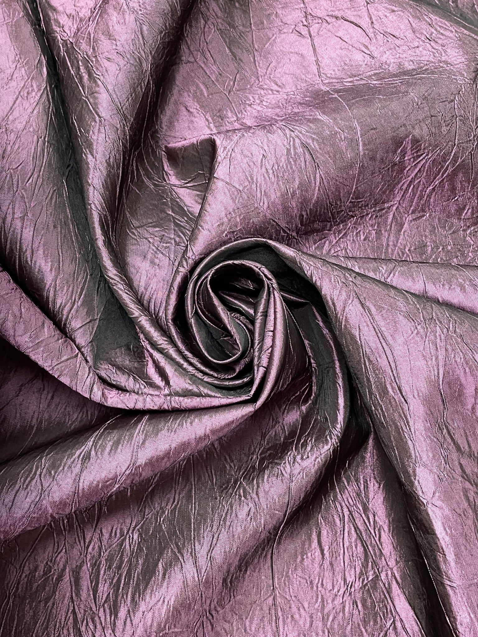 Polyester Iridescent Crinkle Taffeta - Purple