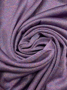 Rayon Blend Knit Vintage - Purple with Subtle Sparkle