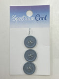 20% OFF SALE Buttons 4-Hole Plastic - Blue