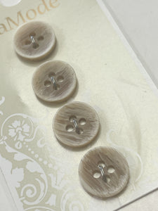 20% OFF SALE Buttons Set of 4 - Beige