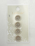 20% OFF SALE Buttons Set of 4 - Beige