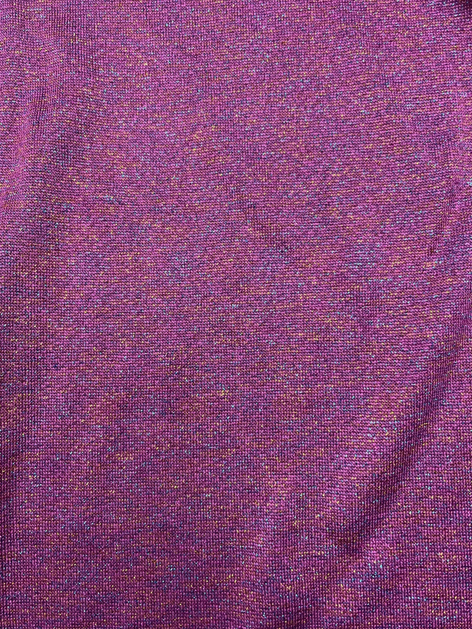 Rayon Blend Knit Vintage - Orchid Pink with Subtle Sparkle