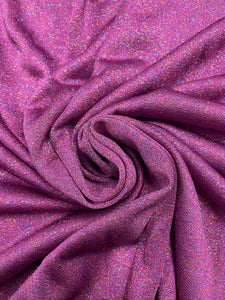 Rayon Blend Knit Vintage - Orchid Pink with Subtle Sparkle