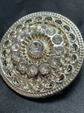 Metal Motif Vintage - Silver Tone with Rhinestones