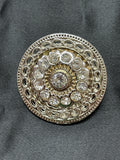 Metal Motif Vintage - Silver Tone with Rhinestones