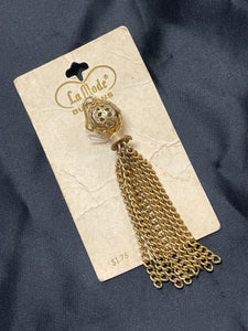 Metal Tassel Vintage - Gold Tone