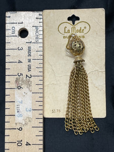 Metal Tassel Vintage - Gold Tone